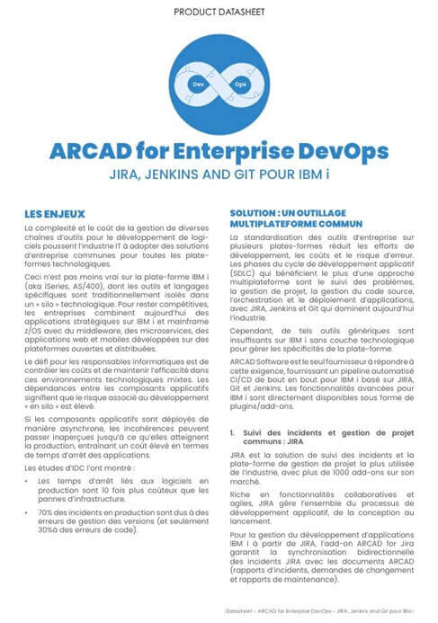 Datasheet - ARCAD for Enterprise DevOps