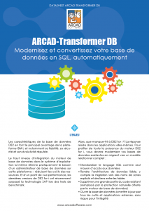 Arcad transformer DB Datasheet - ARCAD Transformer DB