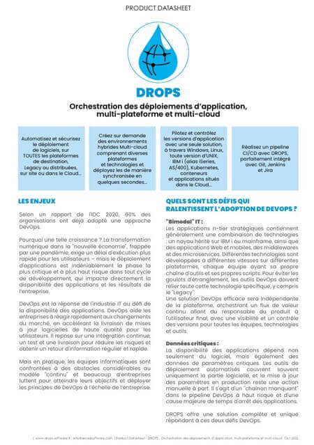 Datasheet DROPS