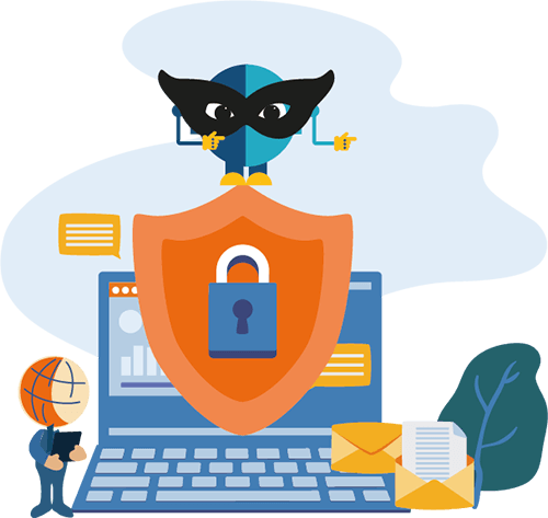 Illustration Dot Anonymizer Security Illustration Dot Anonymizer Security