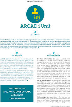 Datasheet ARCAD iUnit-FR