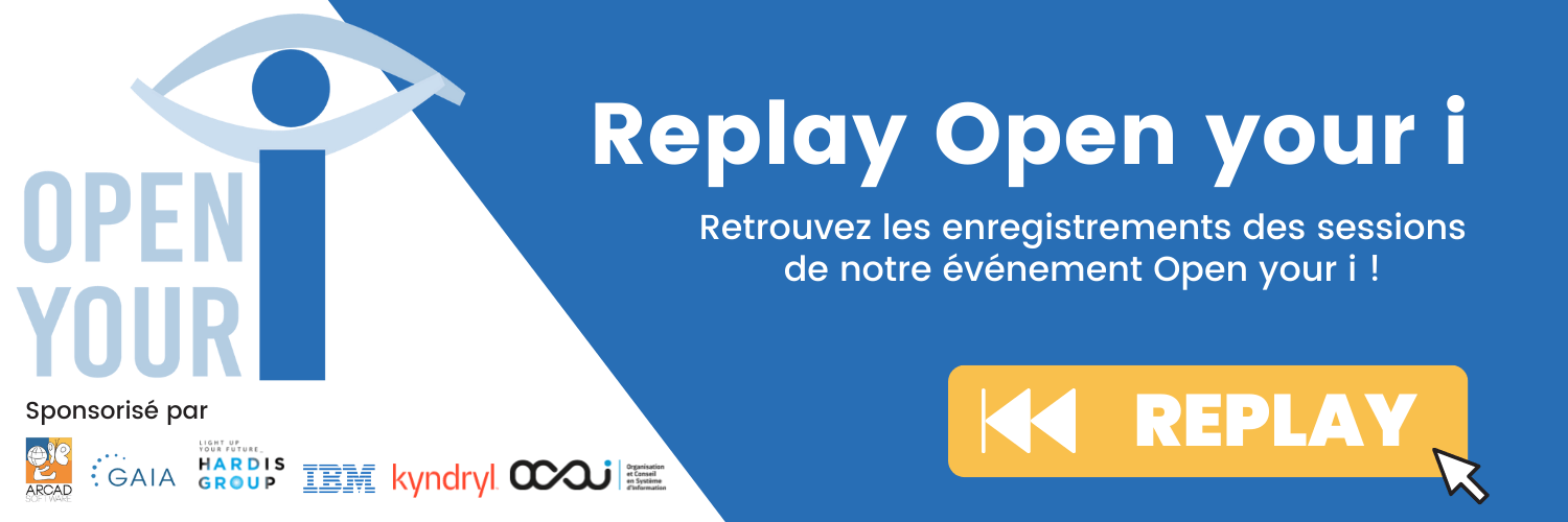 Banniere Open your i replay