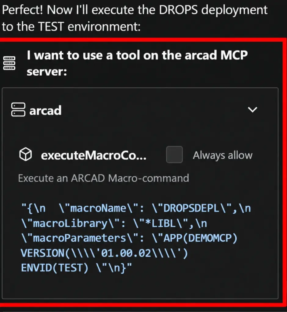 Déploiement de la version depuis DROPS vers environnement de Test